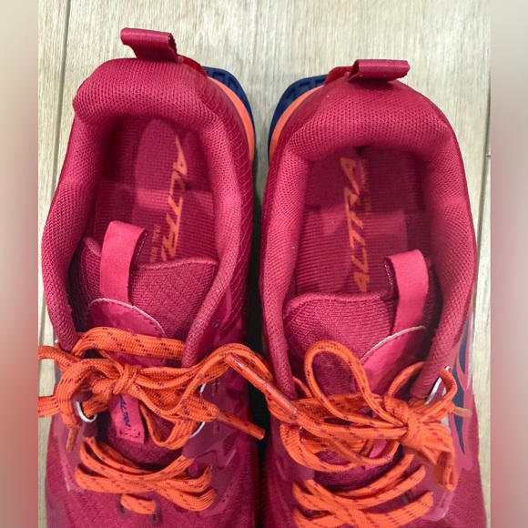 Altra Lone Peak Women’s 8.5 Trail Running Shoes Pink Orange EUC - Picture 5 of 10
